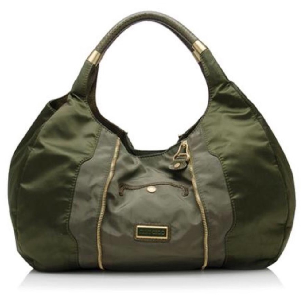 Jimmy Choo Mandah Expandable Nylon Purse